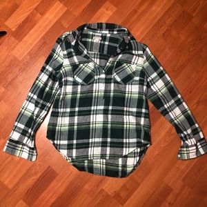 Comfy green flannel